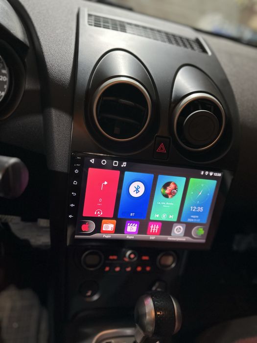 Андроїд магнитола Nissan Qashqa j10 9 дюймів, CarPlay
