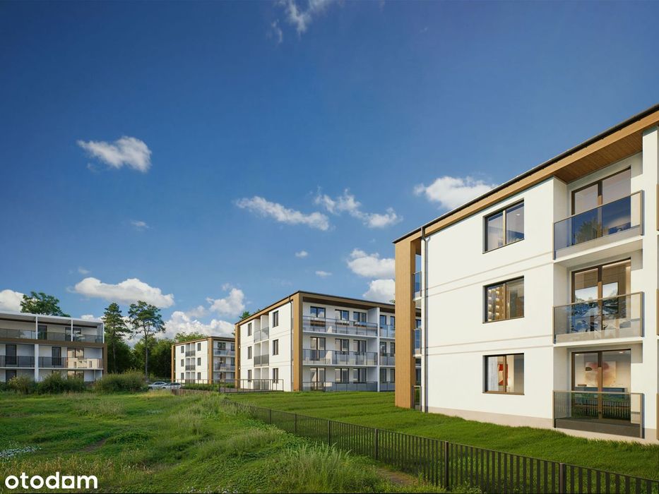 3-pokojowe mieszkanie 62m2 + balkon Bezpośrednio