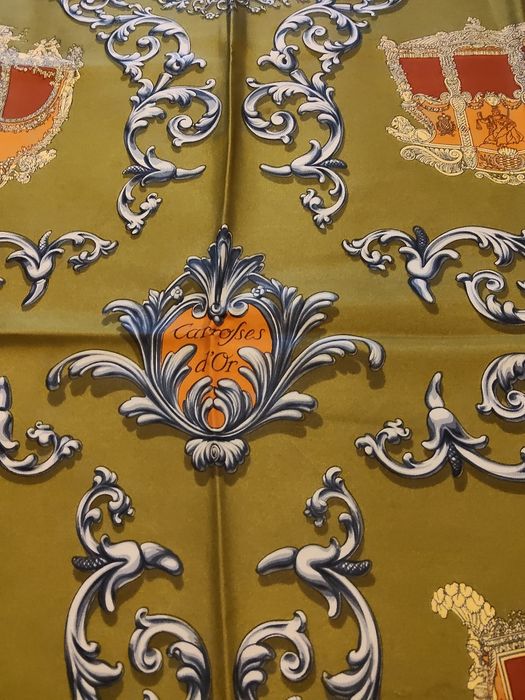 Lenço de seda Hermès Paris