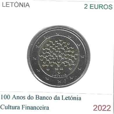 Letónia - - - - - Moedas Comemorativas de 2 Euros