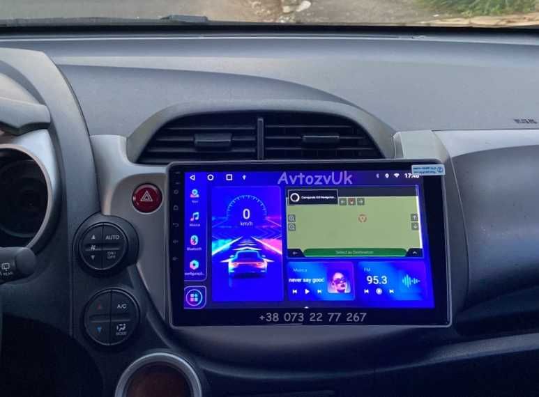 Магнітола FR-V EDIX Honda JAZZ FIT STREAM CITY ELEMENT CarPlay Андроїд