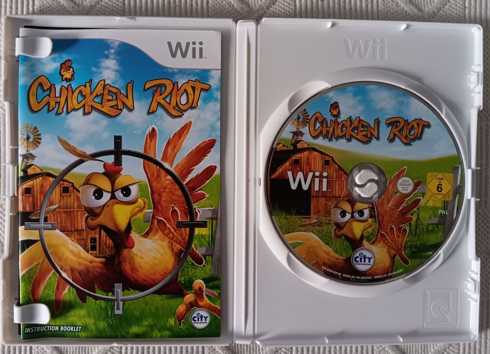 Chicken Riot + Acessório Nintendo wii