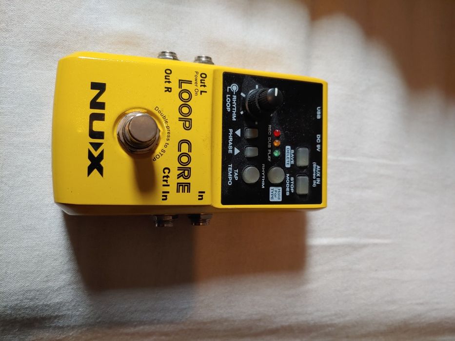 Nux Loop Core looper gitarowy rytmy perkusyjne