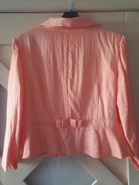 Żakiet marynarka z baskinką 46 rozm polskiej firmy Classic fashion