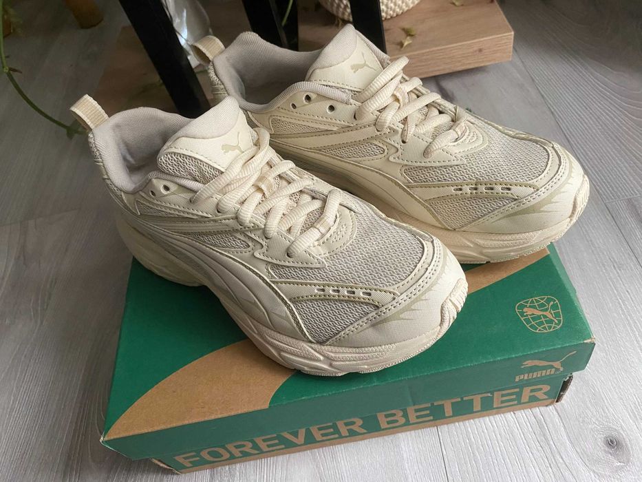 Sneakersy Puma Morphic beżowe Alpine White r. 40