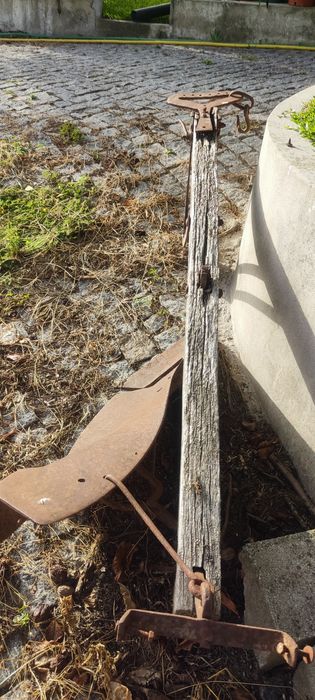 Charrua antiga para restauração