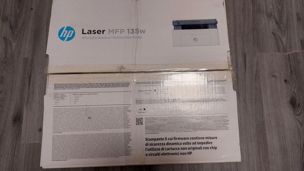 Многофункциональный монохромный лазерный принтер HP Laser MFP 135w.