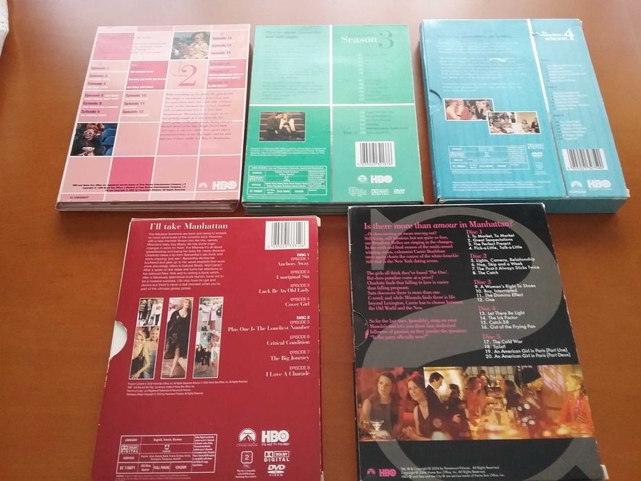 Sex and the City the complete season 2, 3, 4, 5, 6