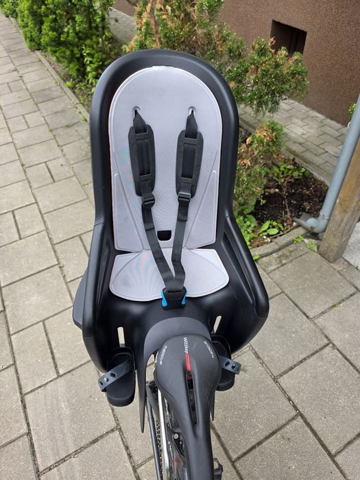 Fotelik rowerowy thule ride along 2 czarny szary do 22kg