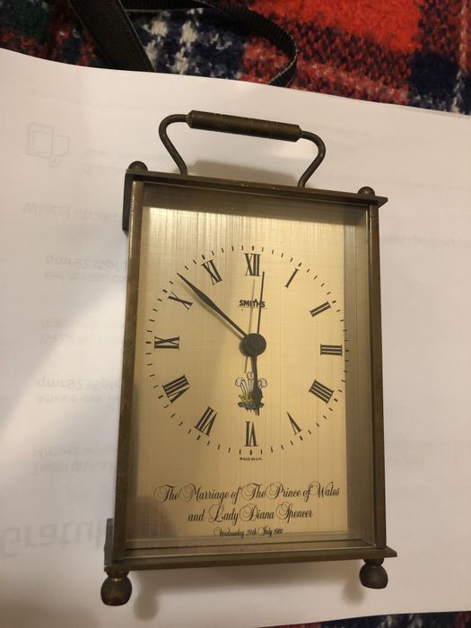 Stary zegar SMITHS  MADE IN UK.  Lady Diana Spencer