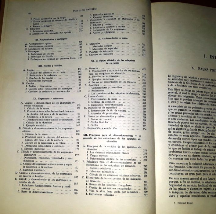 Livros Engenharia - "Aparatos de Elevacion y Transporte" - 2 Volumes