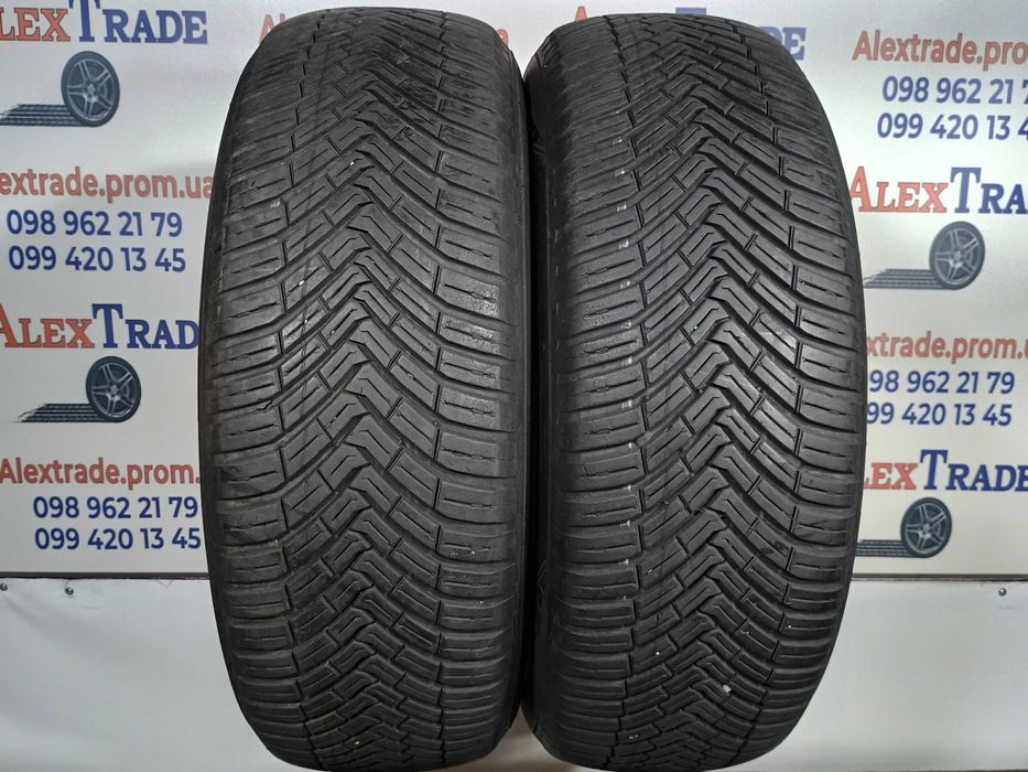 2 шт. 215/65 R17 Continental AllSeason Contact ContiSeal шини б/у 2021 рік,