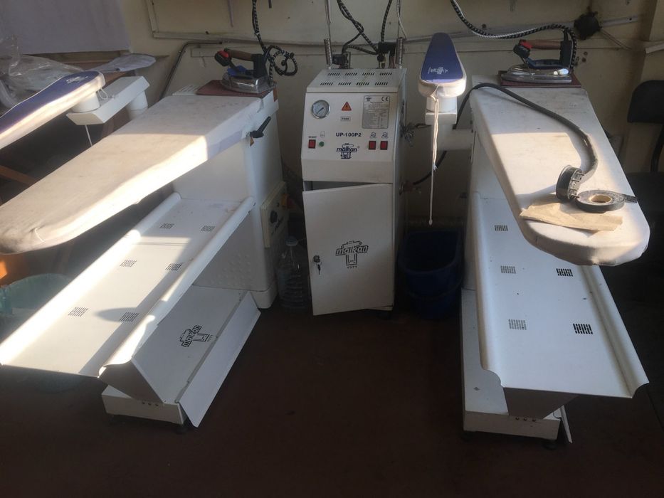 Парогенератор Malkan UP100P2 + 2 гладильных стола