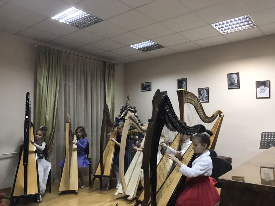 Игра на арфе