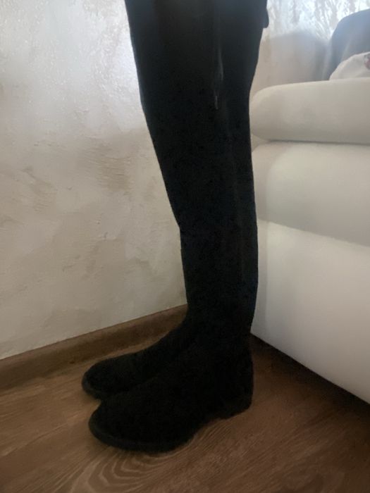 Kozaki długie zamszowe rozmiar 41