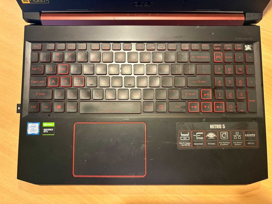 Laptop Acer NITRO 5 I5 8GB 512SSD GTX 1650 WIN 10 bardzo dobry stan