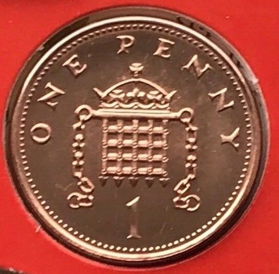 Moeda 1997 um 1 Pence
