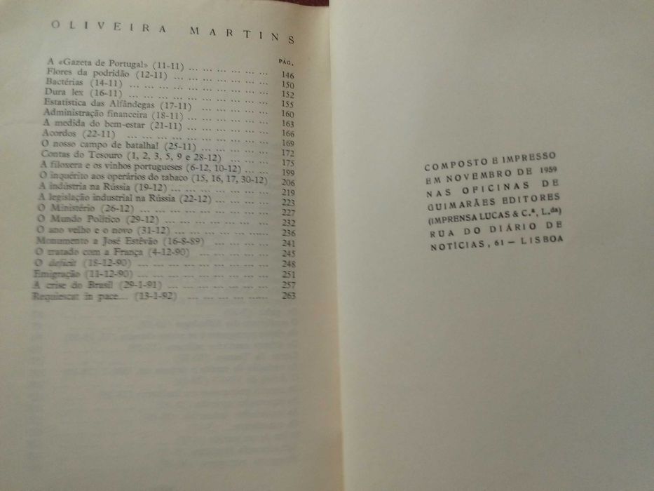 Oliveira Martins - A Província V