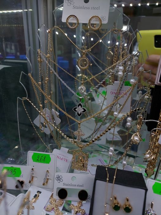 Сережки з медичного золотa, Van Klif, ван кліф, xuping