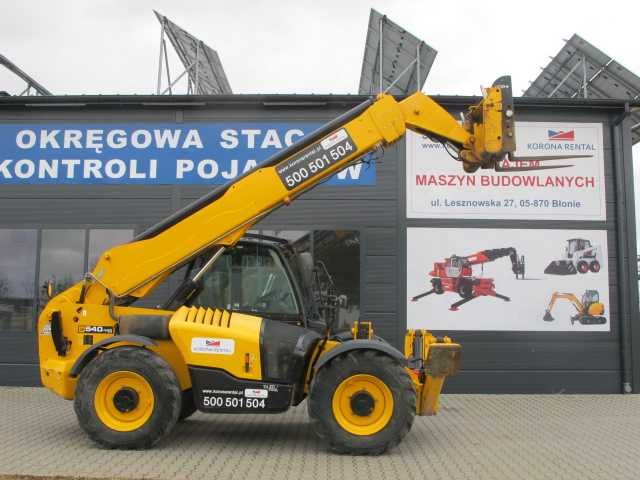 Wynajem ładowarek teleskopowych Ciechanów Manitou JCB Korona Rental
