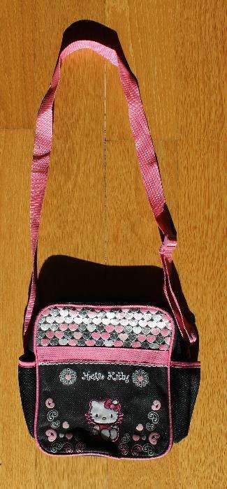 Bolsa a tiracolo de menina da Hello Kitty (COMO NOVA)