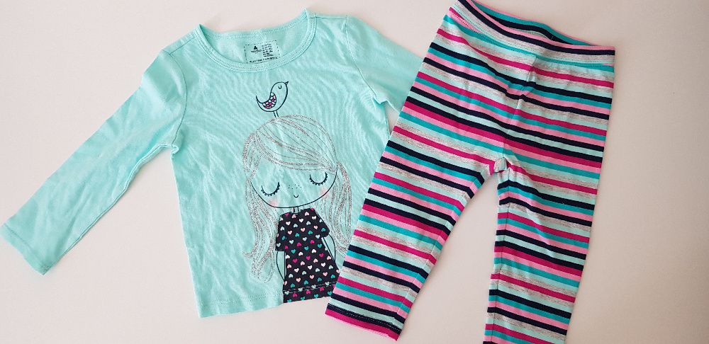 Komplet Baby Gap 80 jak nowy bluzeczka legginsy