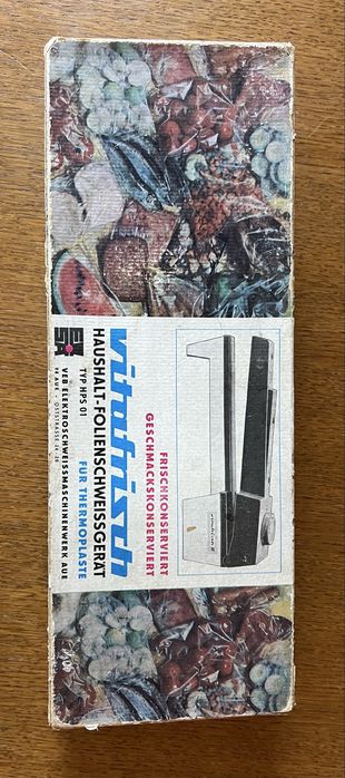 Zabytkowa vintage PRL pakowarka  próżniowa vitafrish z niemiec  NRD