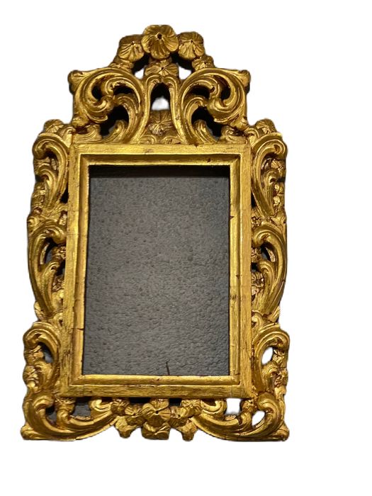 Moldura em talha dourada seculo 19