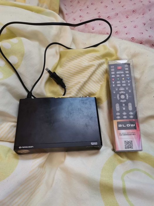 1 dekoder DVB-T dvbt Ferguson Ariva T650i zpilotem uniwersalnym 3947#