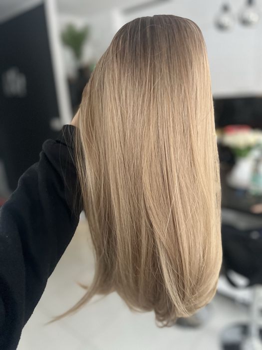 Topper ciepły blond z refleksami 55 cm