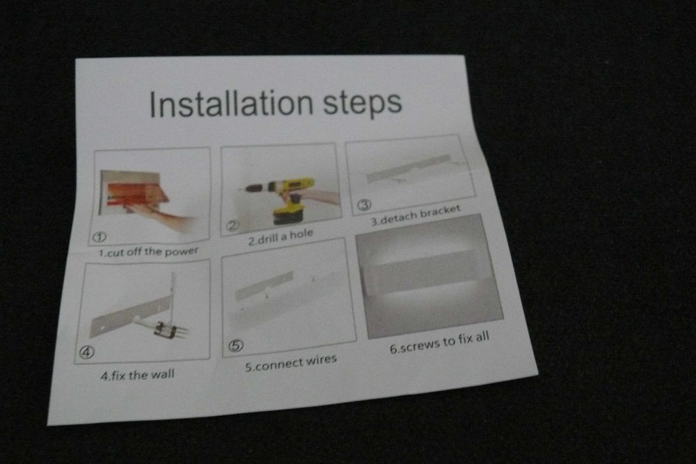 Aplique de luz Parede