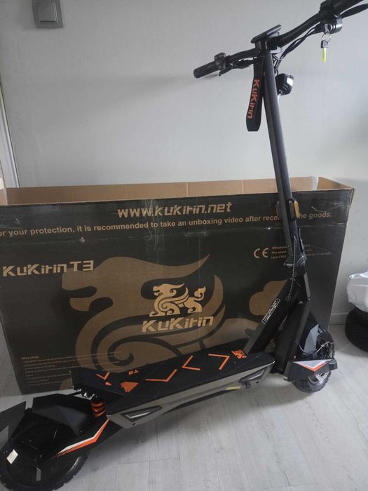 Hulajnoga elektryczna Kukirin T 3 1000W 48V 15.6Ah 45KM/H 58KM 10“