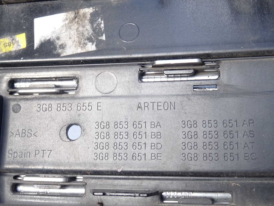atrapa gril grill led przód przednia vw arteon 3g8 lift 3g8,853655e