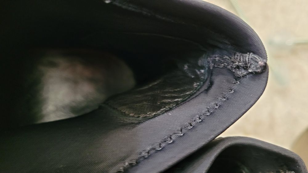 Botki skórzane platforma 38