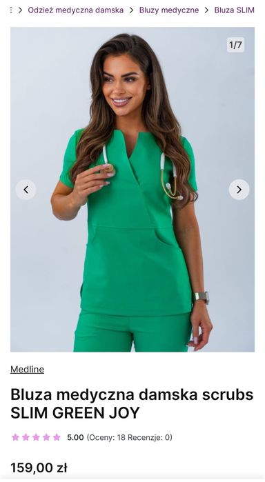 Bluza medyczna scrubs