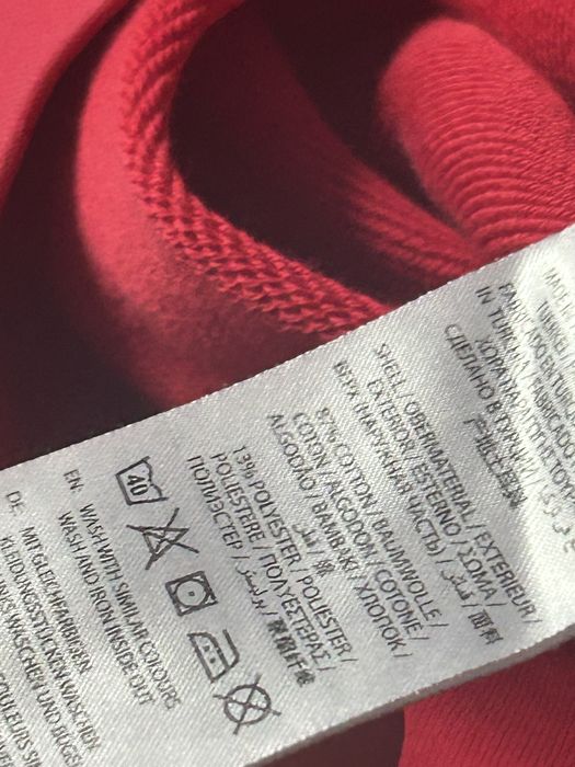 Bluza Gant czerwona rozmiar S/M 87% bawelna