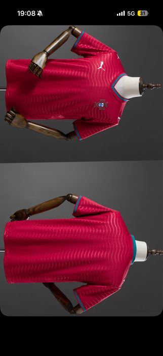 Camisas esportivas