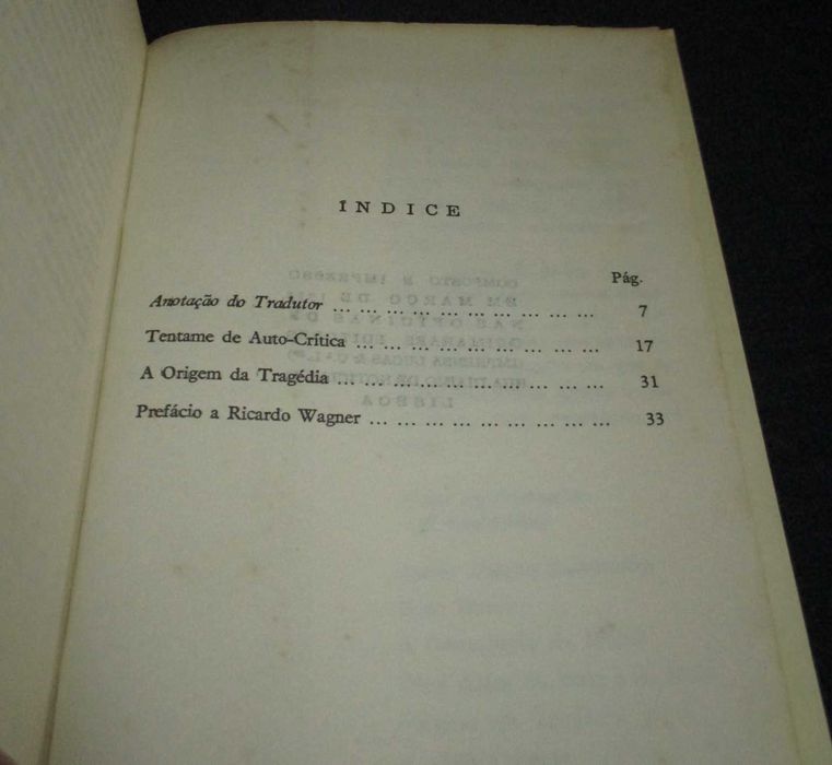 Livro Origem da Tragédia Nietzsche Guimarães