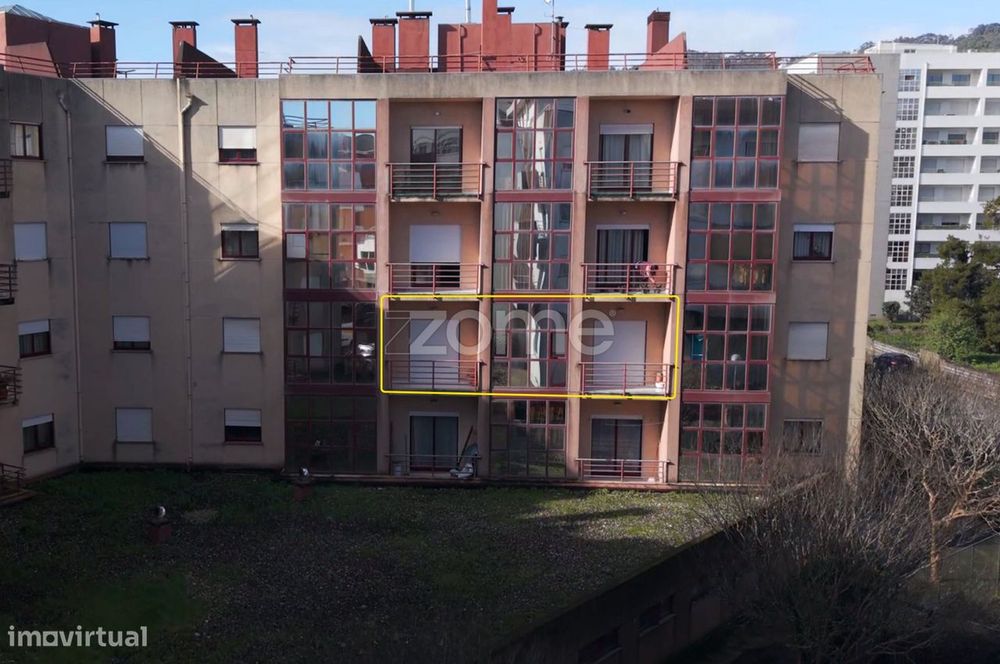 Apartamento T1, com 2 Varandas, Garagem na Meadela, Viana do Castelo