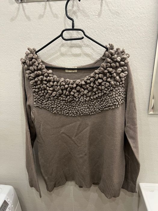 Sweter damski- wełna jagnięca oraz angora