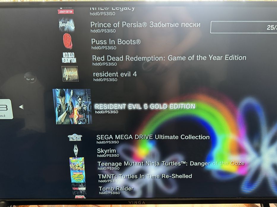 Sony playststion 3, RSX 40nm, перша ревізія 50 ігор CECHC04
