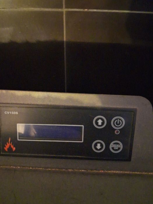 Salamandra/queimador  a pellets para aquecimento central