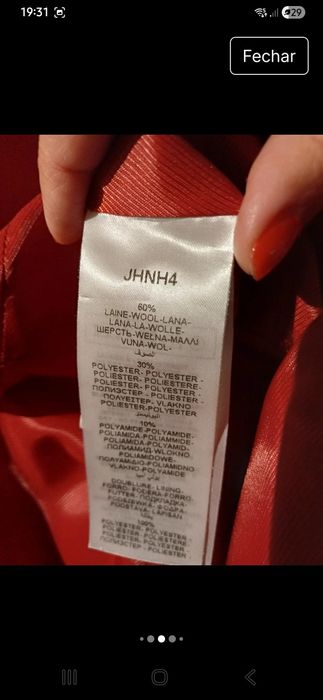 Casaco lindissimo corte evasé