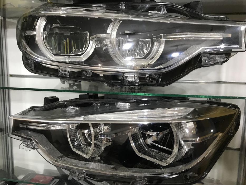 Фари бмв F30 LED Shadow line USA