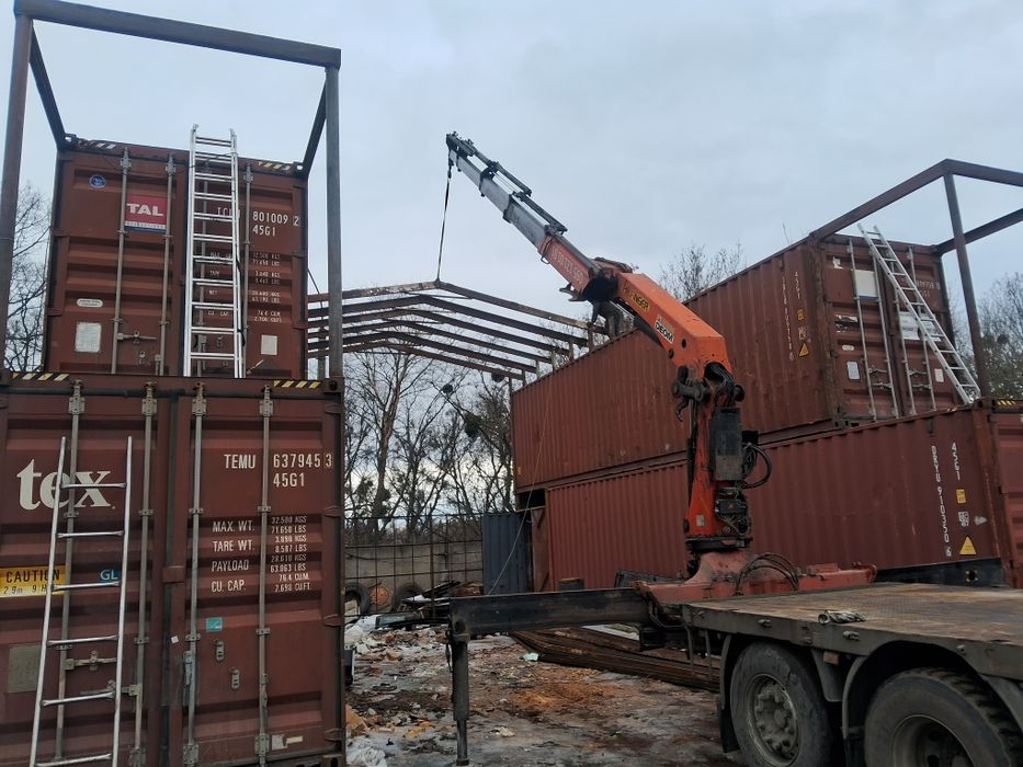 Послуги маніпулятора з причепом. Оренда маніпулятора.  Кран маніпулято