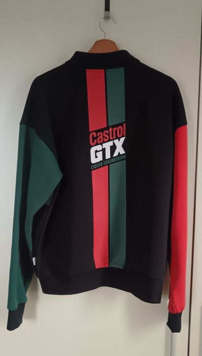 Czarna bluza męska Castrol Gtx Racing Cropp rozm M jak nowa