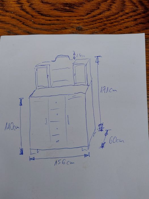 Komoda drewniana piękna