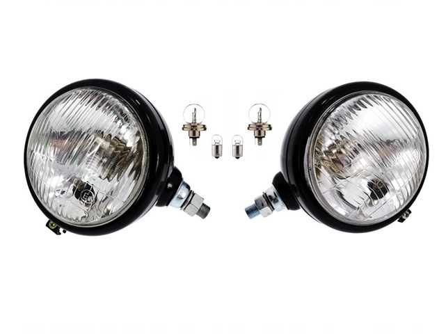 URSUS C-330 C-360 Lampa przednia reflektor metalowy 2SZT. + żarówki