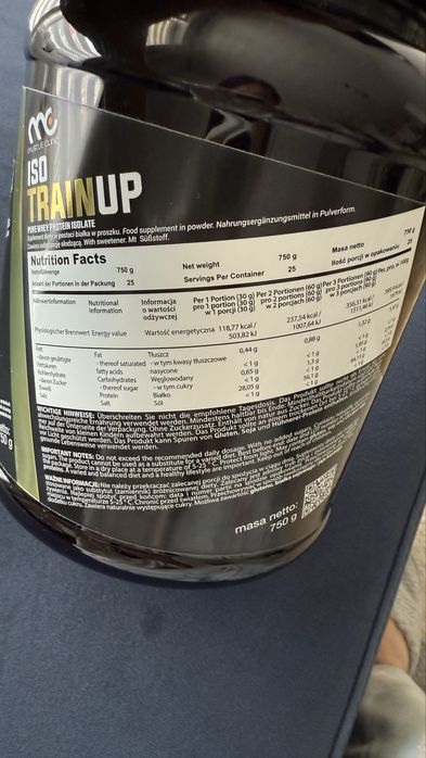 Протеїн, Muscle Clinic ISO train up protein, протеин