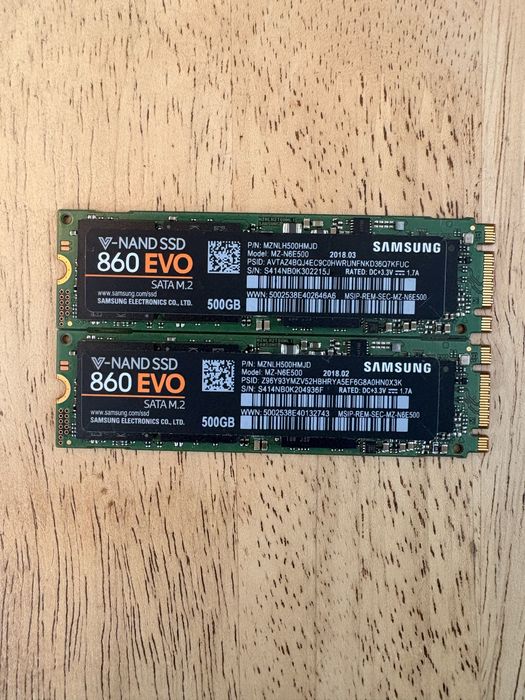 Samsung 860 EVO M.2 SATA 500 GB